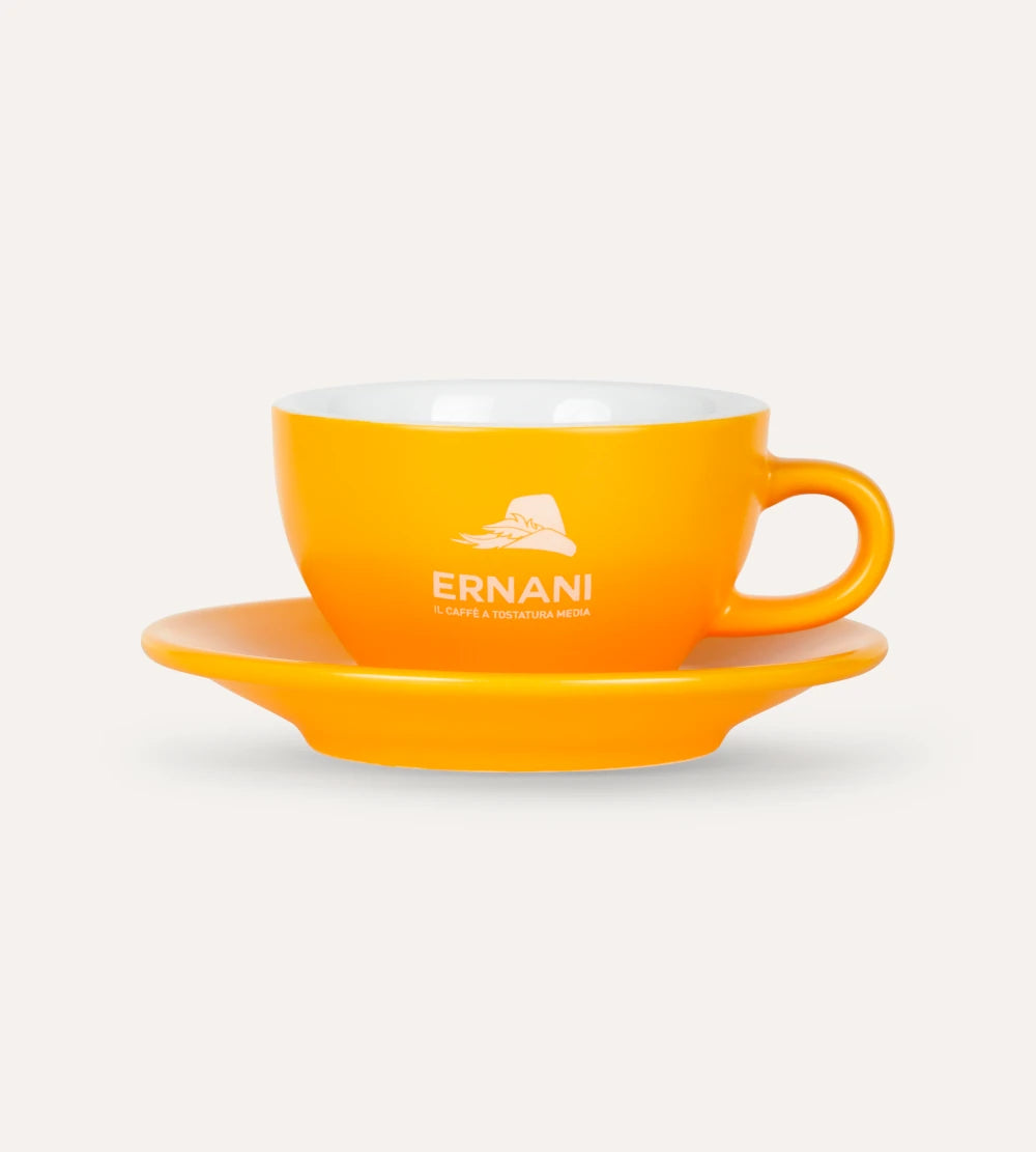Tazza Cappuccino gialla Ernani